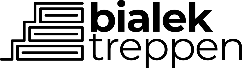 Białek Treppen Logo in Schwarz